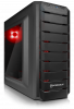 CARCASA PARA JUEGOS PCS CYCLONE (ventiladores LED rojos)
