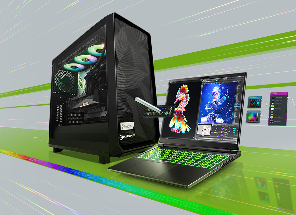 PCSPECIALIST - Configurar a PC en Nvidia Studio de alta gama